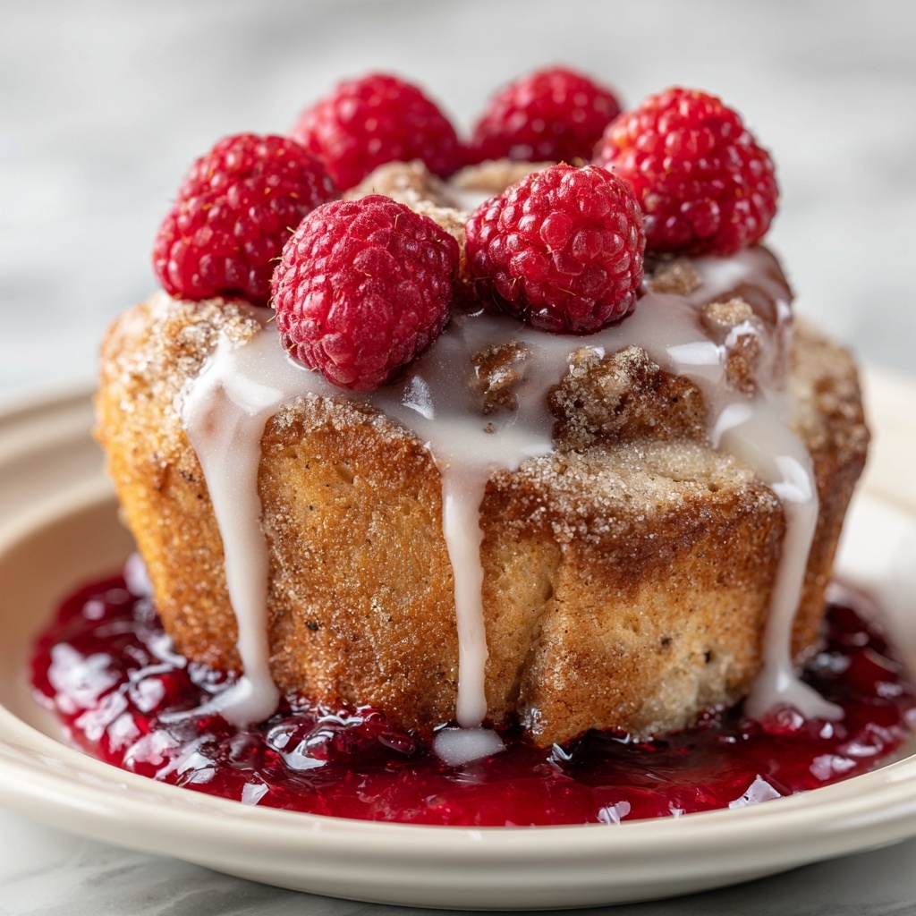 Raspberry Cinnamon Rolls with Lemon Glaze Recipe - Recipe Image