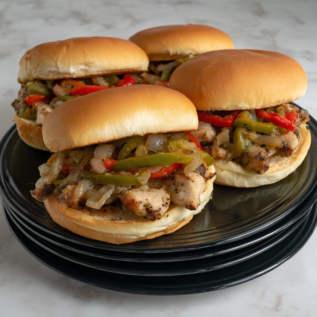 Chicken Philly Sandwiches Recipe - Recipe Image