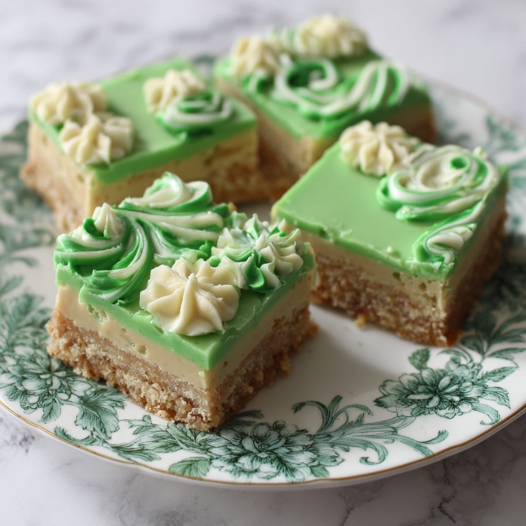 Green Sugar Cookie Bars with St. Patrick’s Day Sprinkles Recipe - Recipe Image