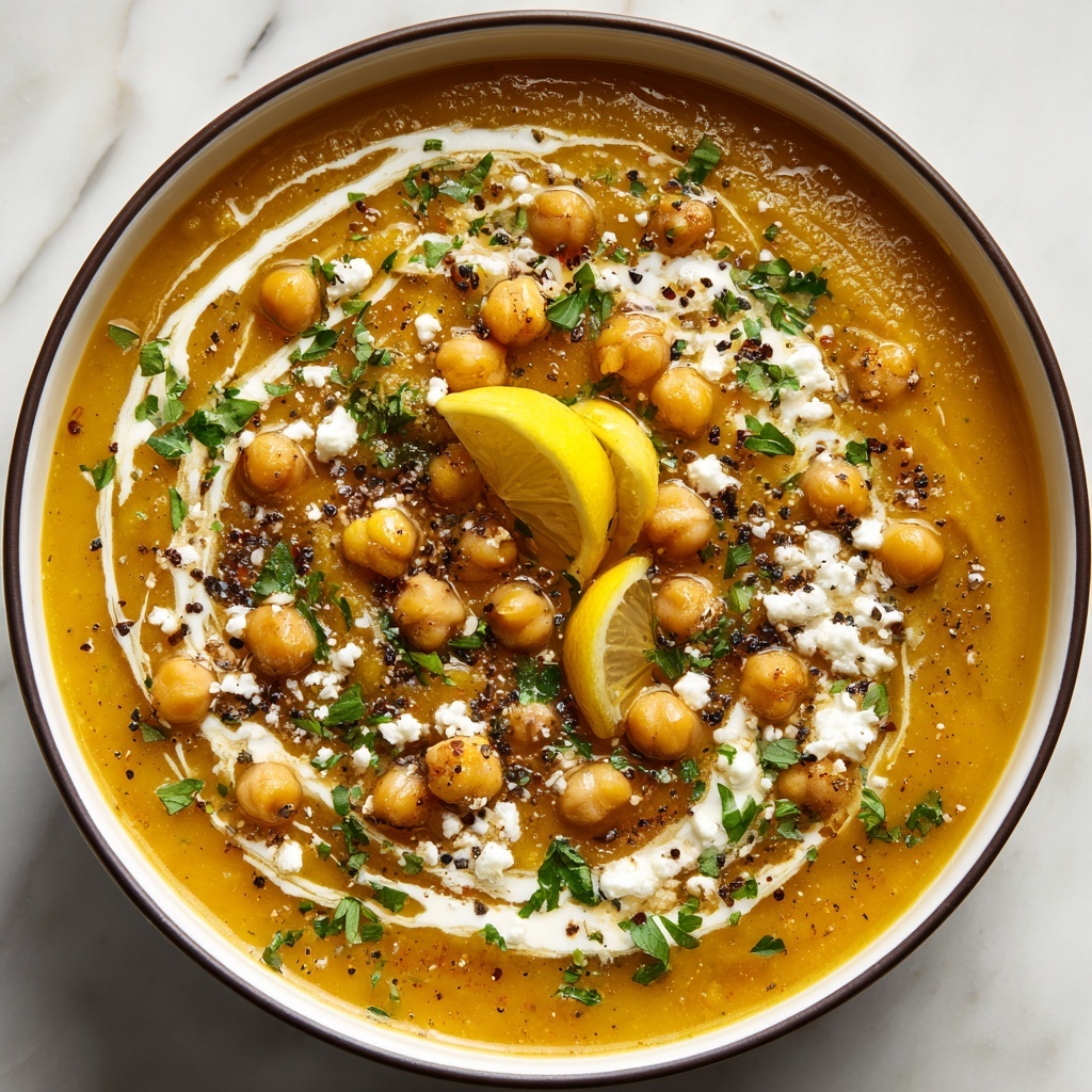 Greek Chickpea Soup with Lemon Recipe - Recipe Image