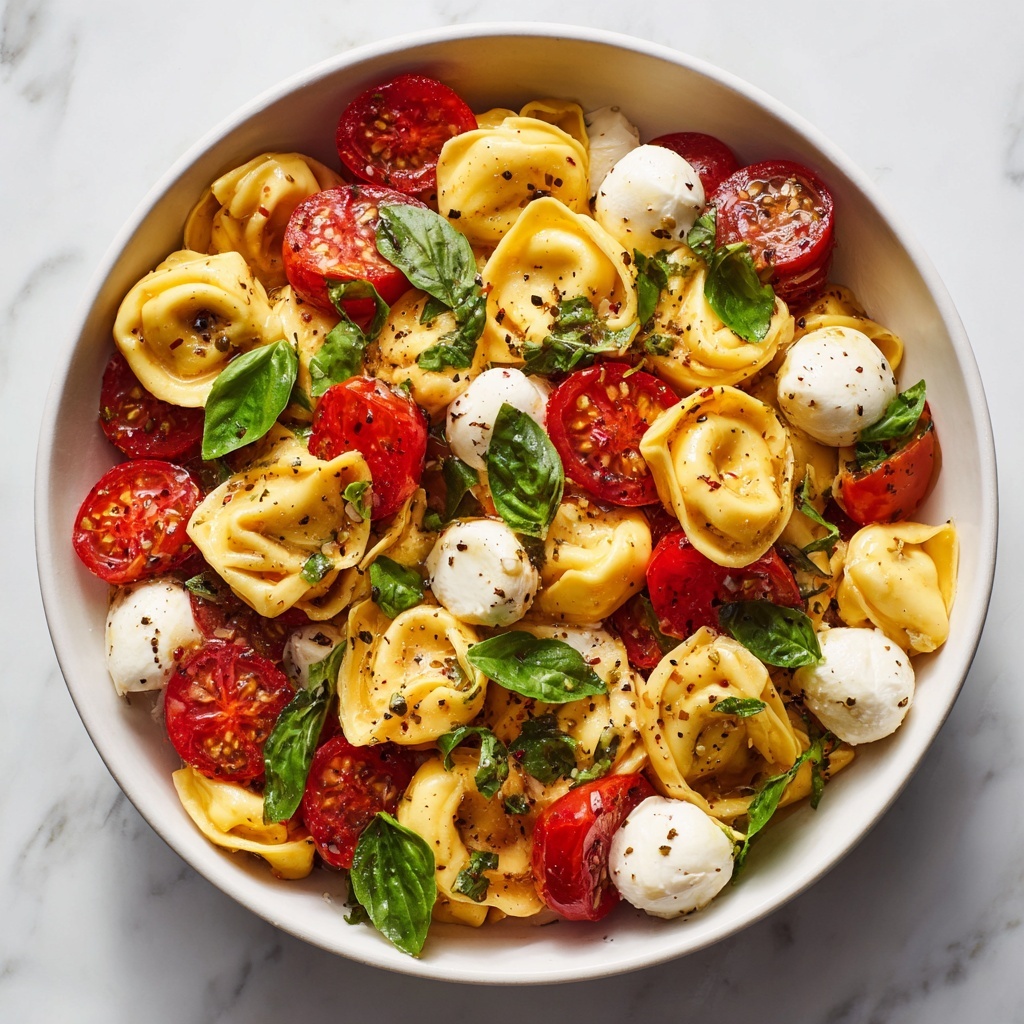 Tortellini Caprese Salad Recipe - Recipe Image