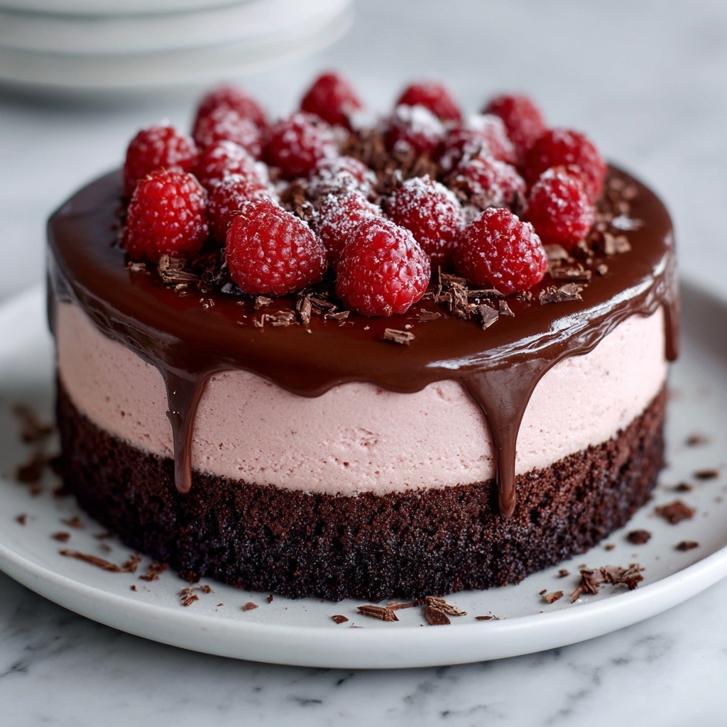 Chocolate Raspberry Mousse Cake Recipe - Recipe Image