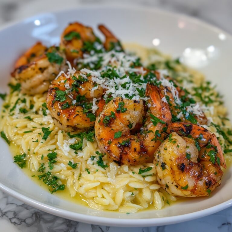 Parmesan Orzo with Shrimp Recipe
