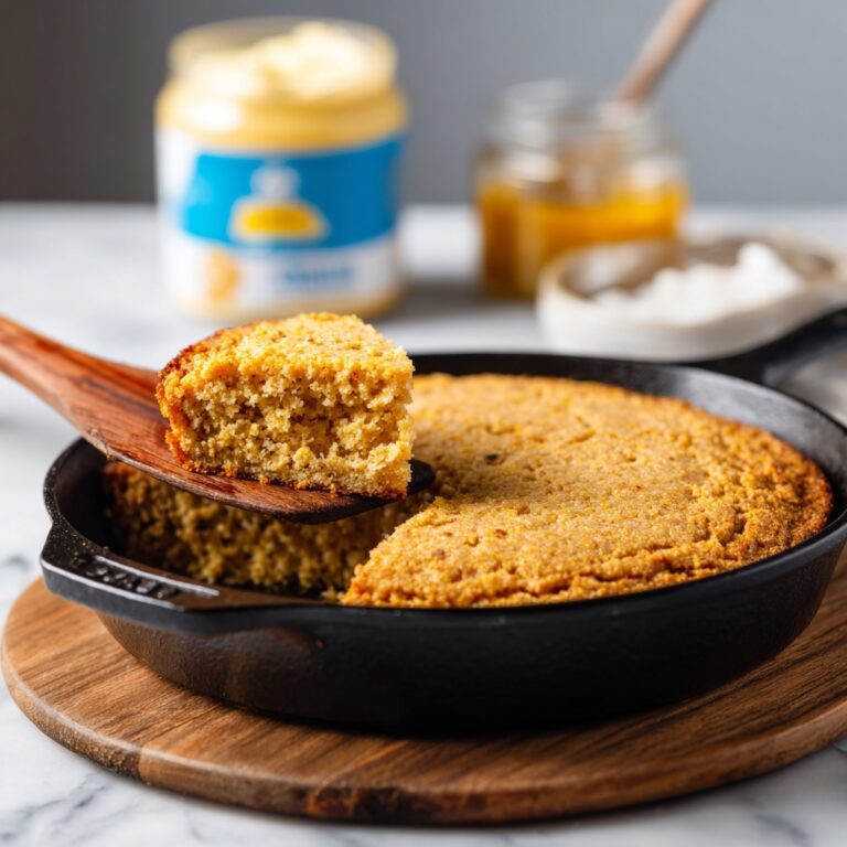 Super Moist Cornbread (Made with Mayonnaise) Recipe