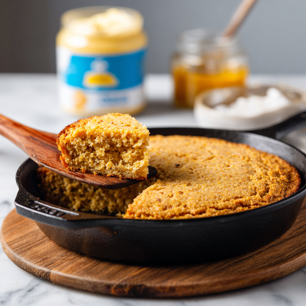 Super Moist Cornbread (Made with Mayonnaise) Recipe - Recipe Image