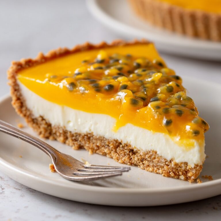 Vegan Mango Passion Fruit Tart Recipe