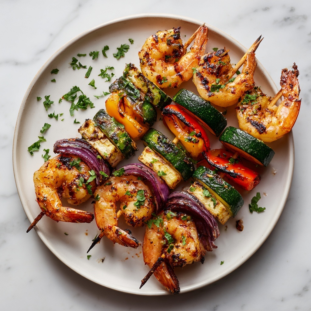 Spicy Shrimp and Veggie Skewers Recipe - Recipe Image