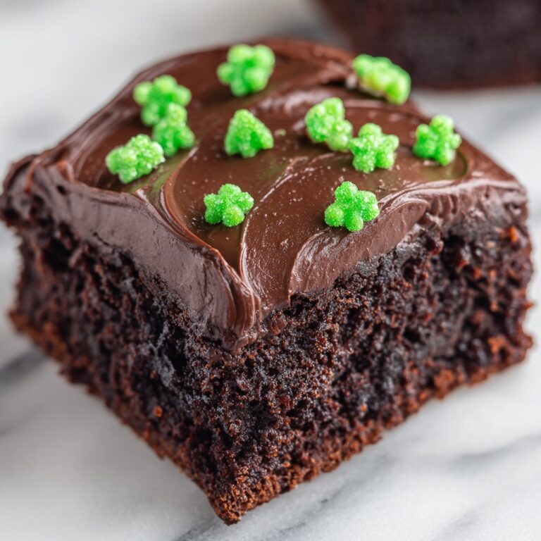 St. Patrick’s Day Frosted Bite Brownies Recipe