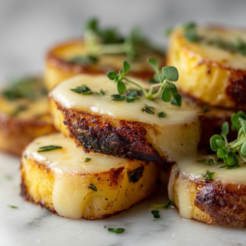 Creamy Garlic Sauce Baby Potatoes Recipe - Recipe Image