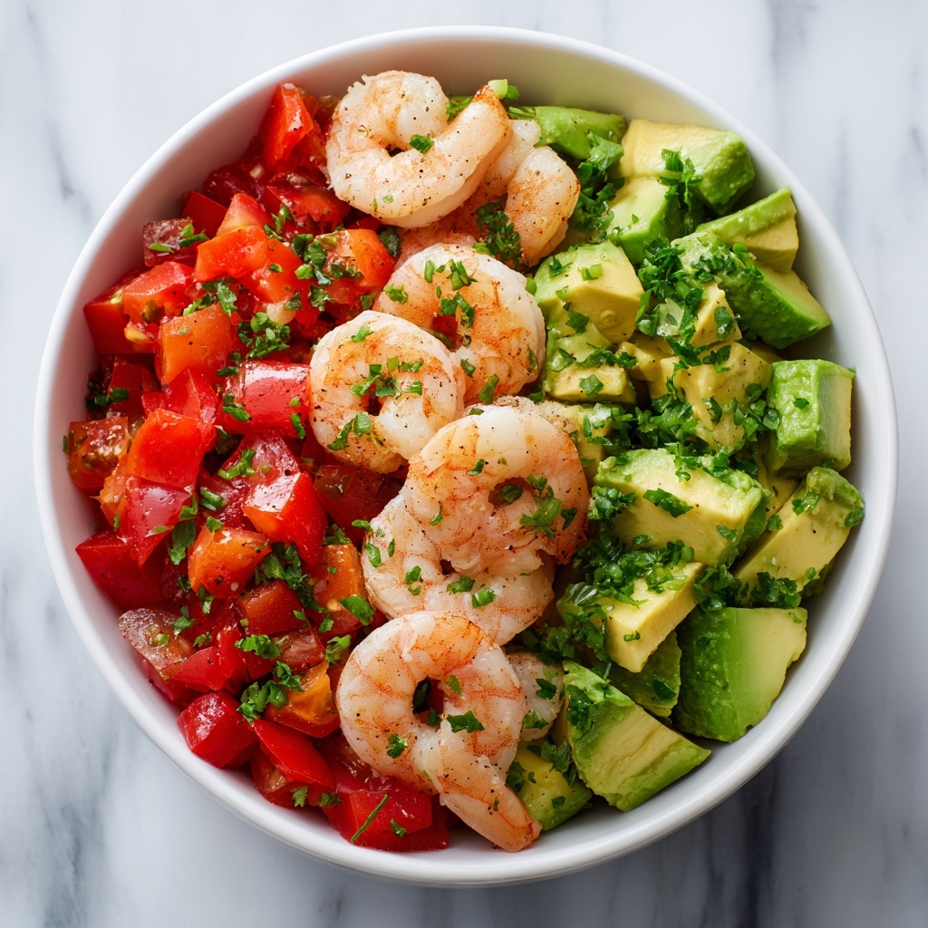 Avocado Salsa Shrimp Salad Recipe - Recipe Image