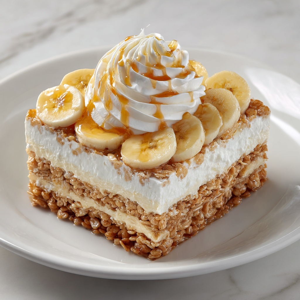 Banana Pudding Rice Krispies Recipe - Recipe Image