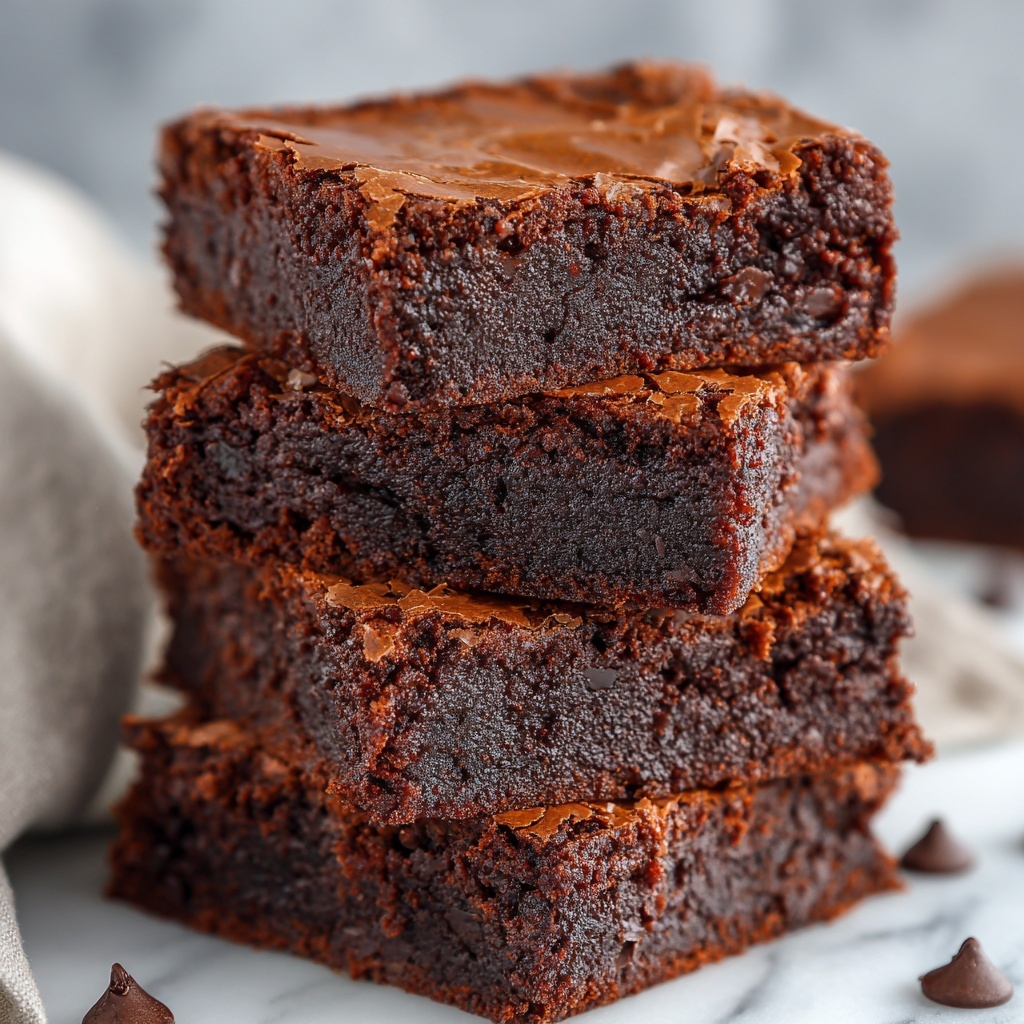 Easy Zero-Sugar Brownies with Greek Yogurt Recipe - Recipe Image