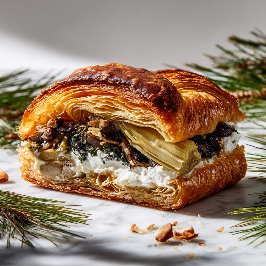 Spinach Artichoke Dip Pull-Apart Christmas Bread Recipe - Recipe Image