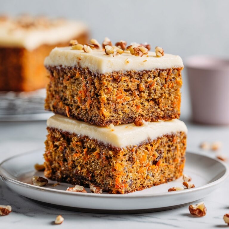 Vegan Carrot Cake Bars Recipe