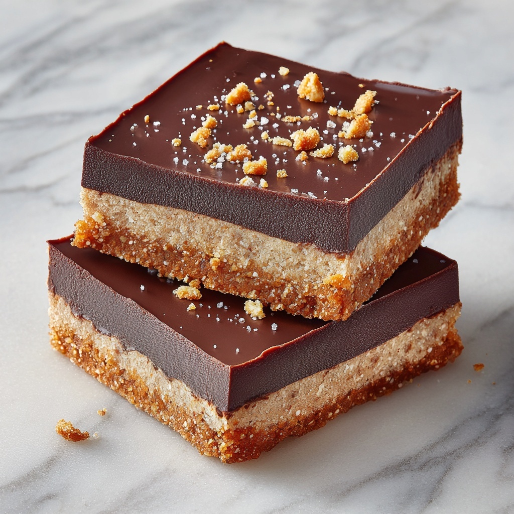 No-Bake Shortbread Fudge Slice Recipe - Recipe Image