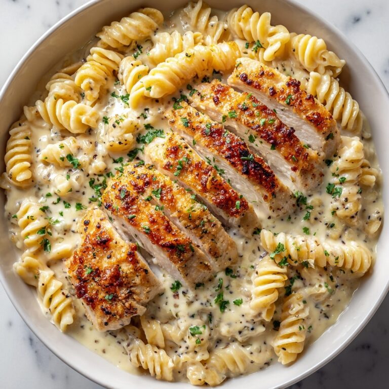Creamy Garlic Parmesan Chicken Pasta Bake Recipe