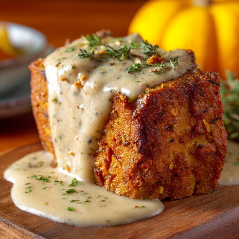 Chicken Cordon Bleu-Inspired Meatloaf with Dijon Gravy Recipe