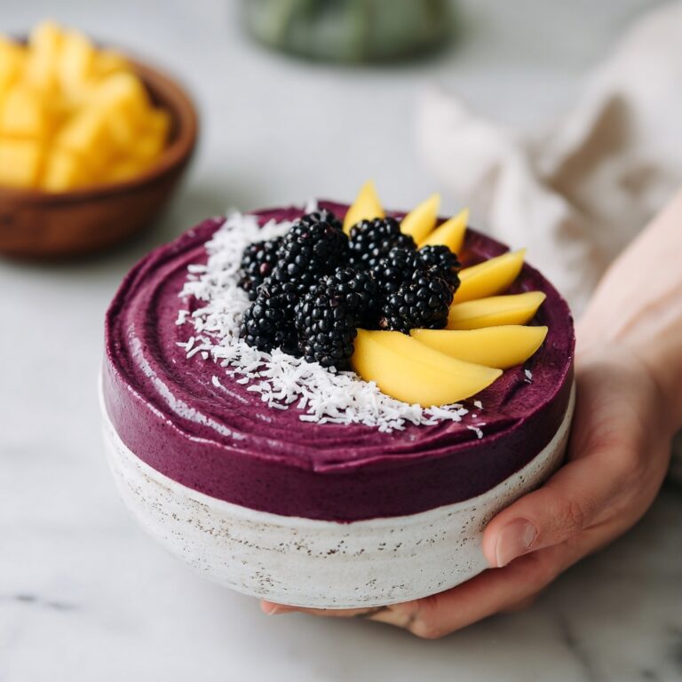 Thai Black Sticky Rice Pudding with Coconut and Mango Recipe