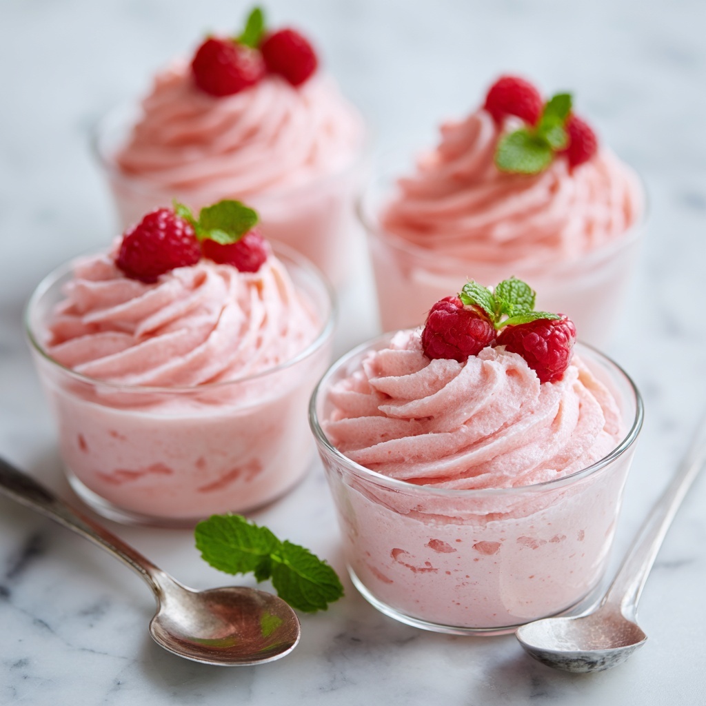 Raspberry Mousse Recipe - Recipe Image
