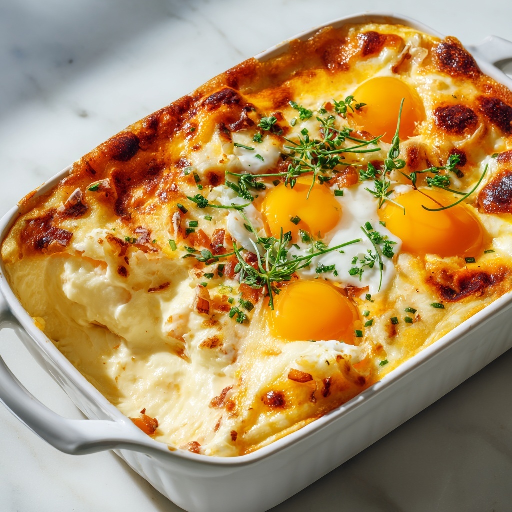 Biscuits and Gravy Breakfast Casserole Recipe - Recipe Image