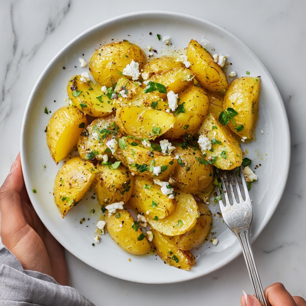 Baked Feta Potatoes: A Delicious and Easy Recipe for Your Next Meal Recipe - Recipe Image