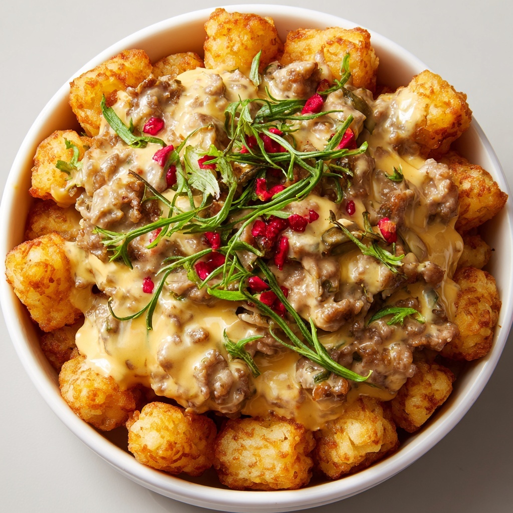 Cheesy Tater Tot Casserole Recipe - Recipe Image