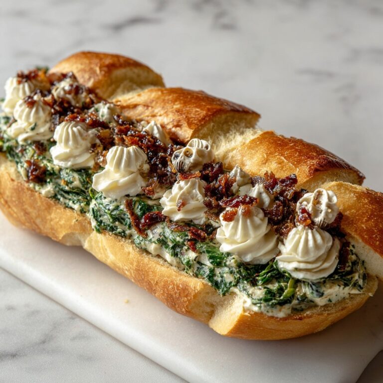 Halloween Spinach Dip in a Coffin Bread Bowl Recipe