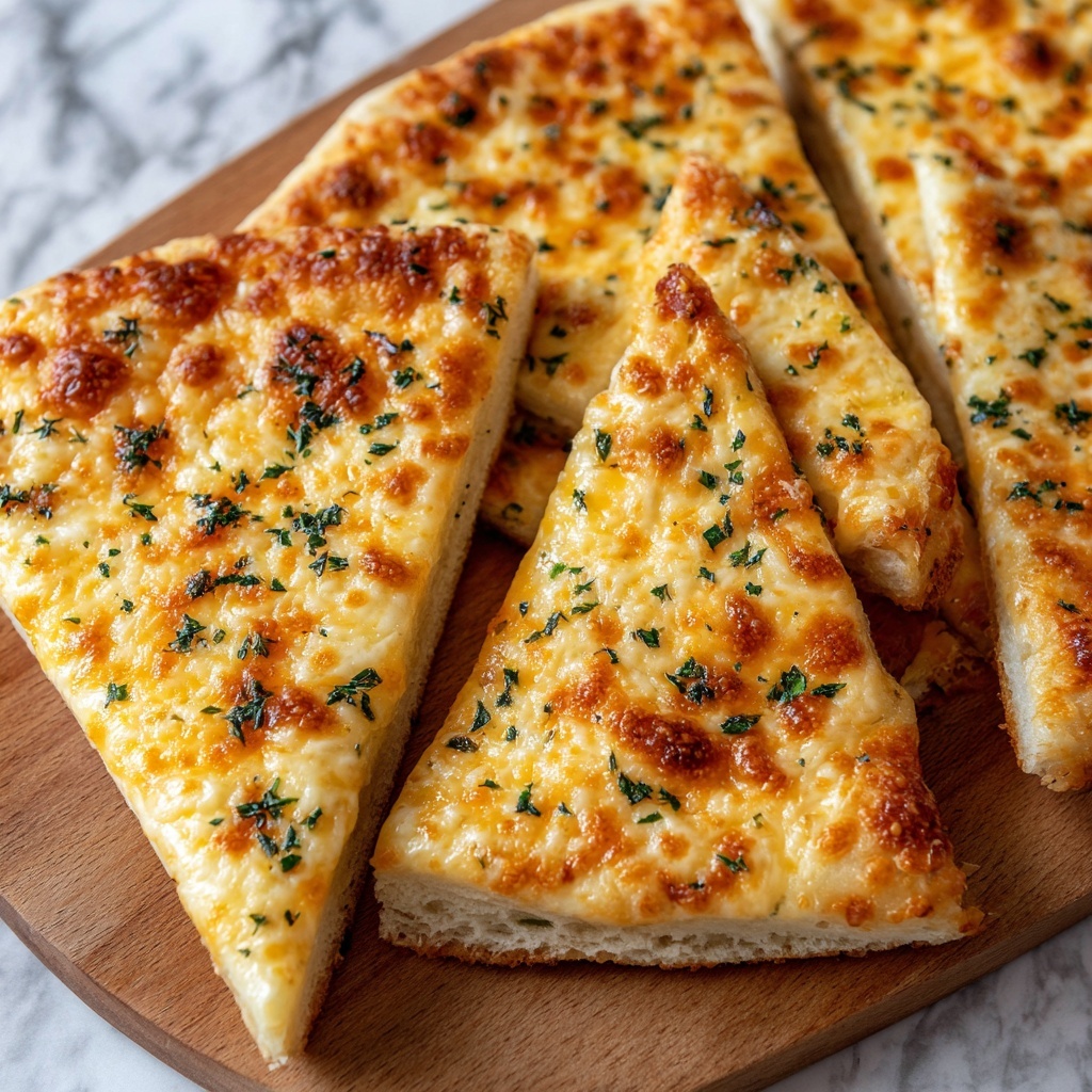 Air Fryer Cheesy Tortilla Garlic Bread Recipe - Recipe Image