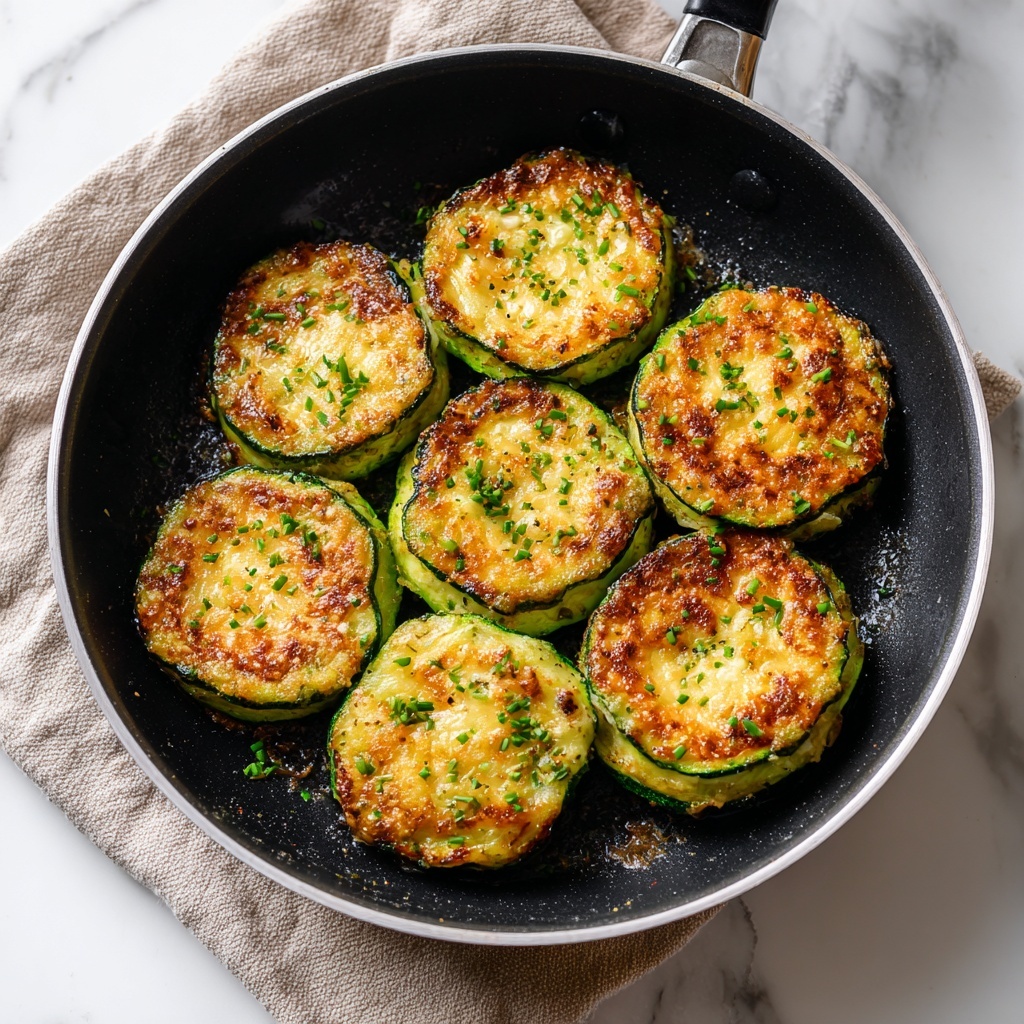 Baked Parmesan Zucchini Rounds Recipe - Recipe Image