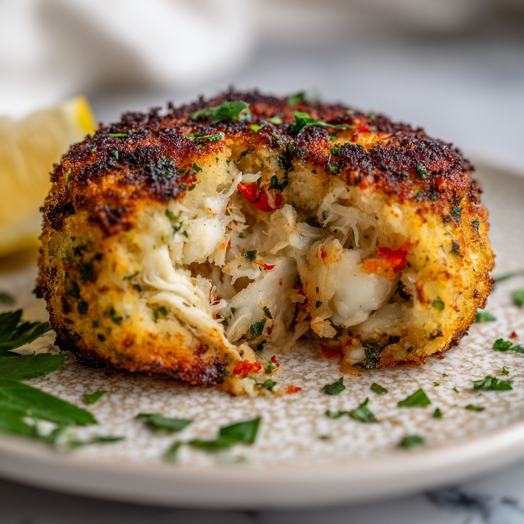 Crab Cake Scampi Recipe - Recipe Image