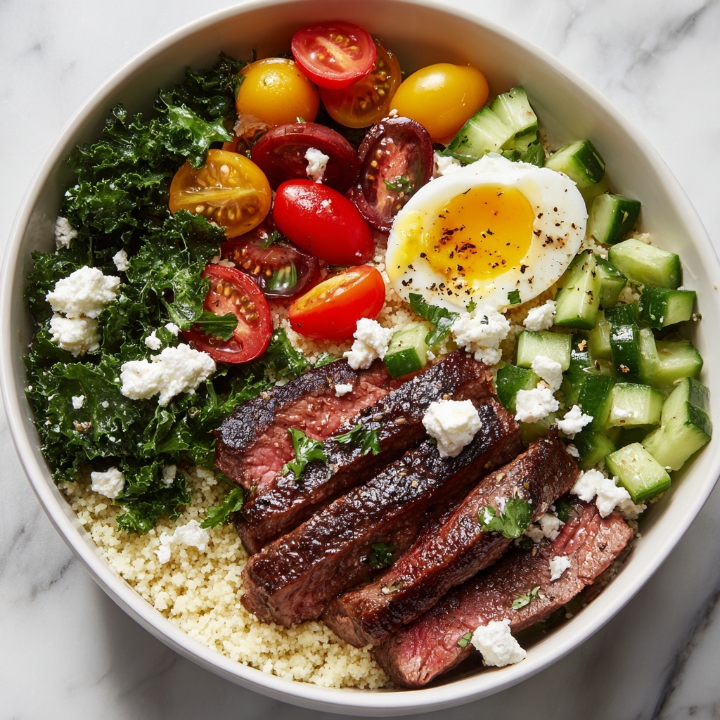 Mediterranean Steak Bowl Recipe - Recipe Image
