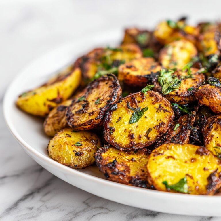 Crispy Garlic Butter Potatoes Recipe