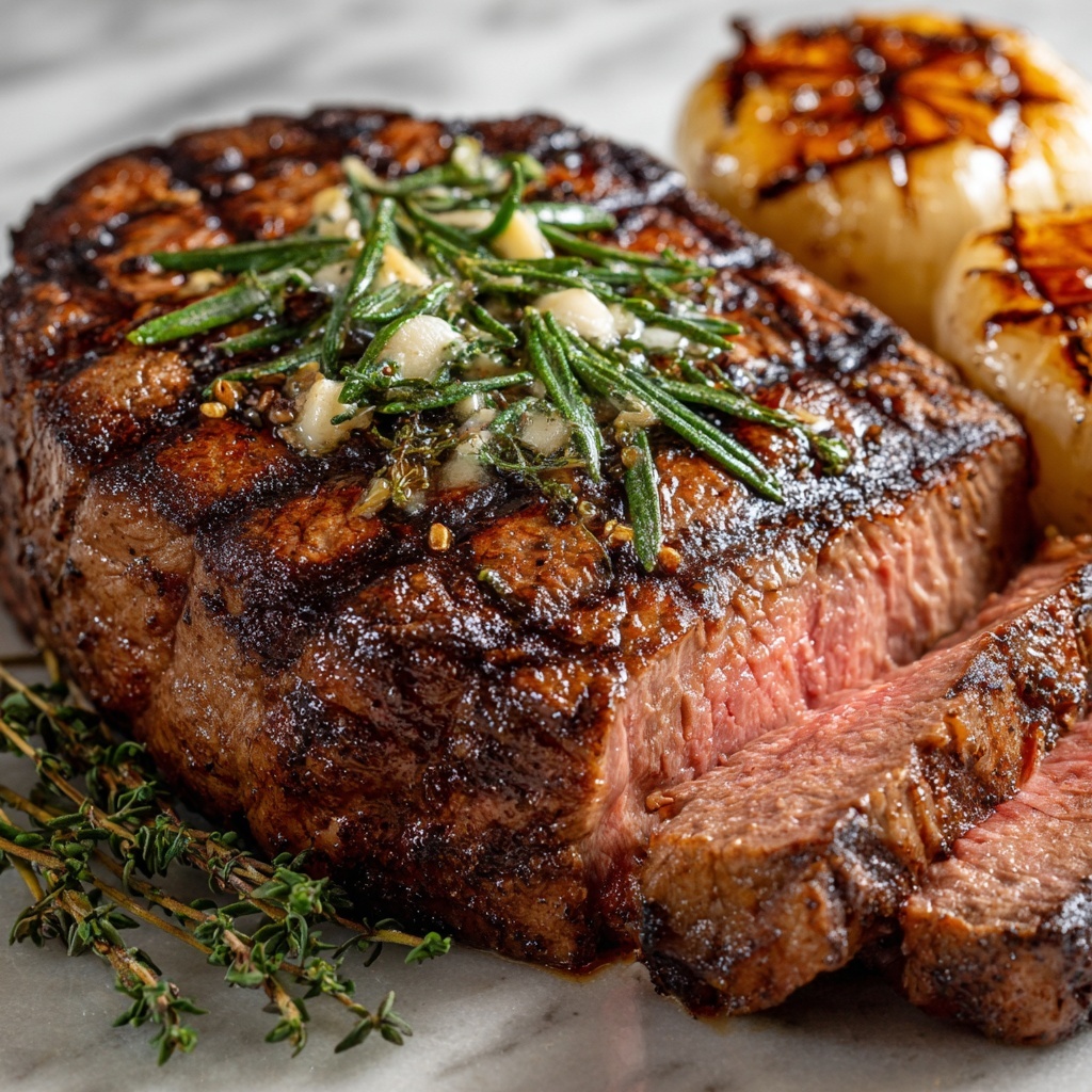 Garlic Butter Steak Recipe - Recipe Image