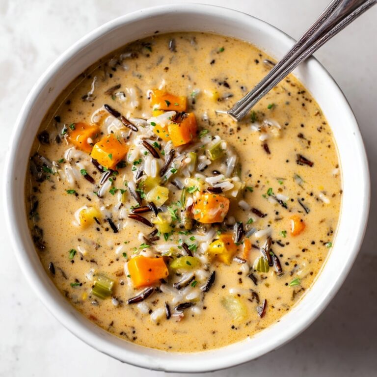 Cozy Autumn Wild Rice Soup Recipe