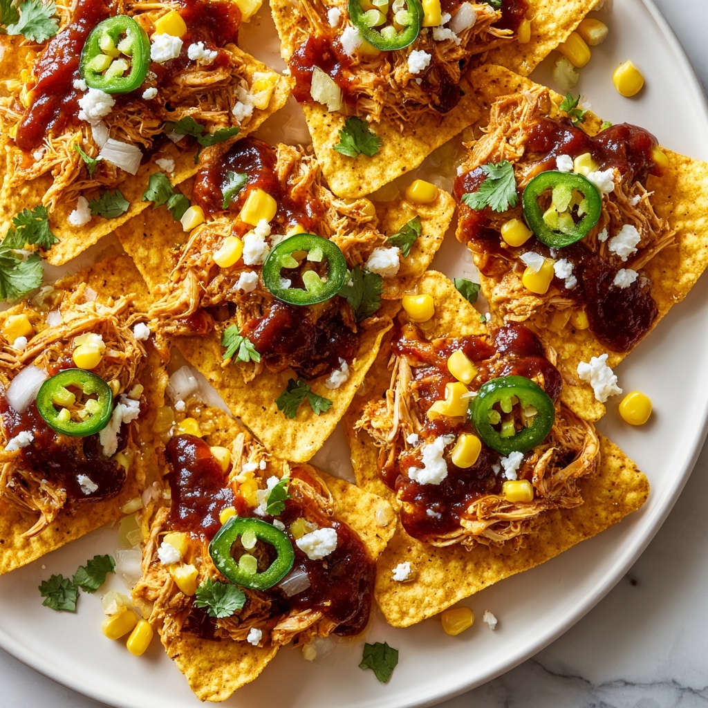 Slow Cooker Asian Pulled Chicken Nachos Recipe - Recipe Image