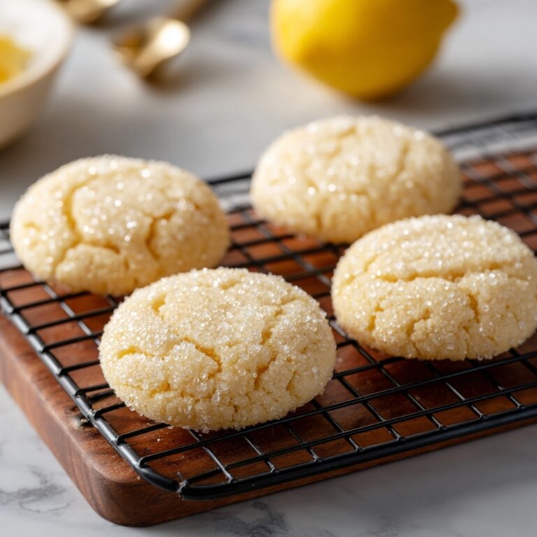 Lemon Crinkle Cookies Recipe
