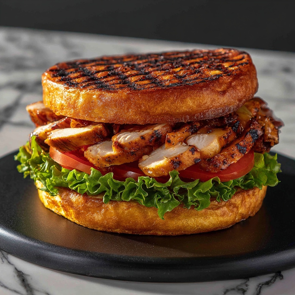 Grilled Mojo Chicken Cuban Sandwich Recipe - Recipe Image