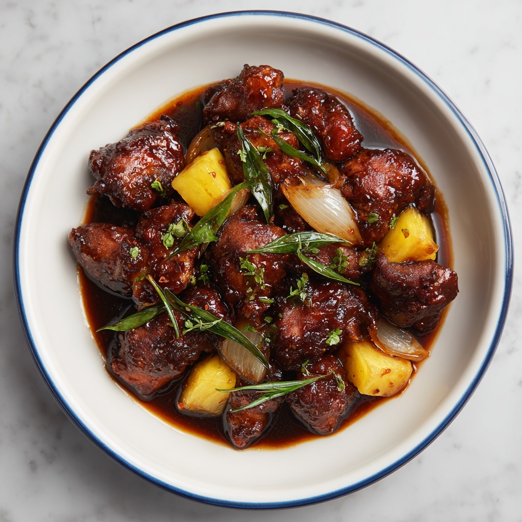 Crockpot Pineapple BBQ Chicken Recipe - Recipe Image