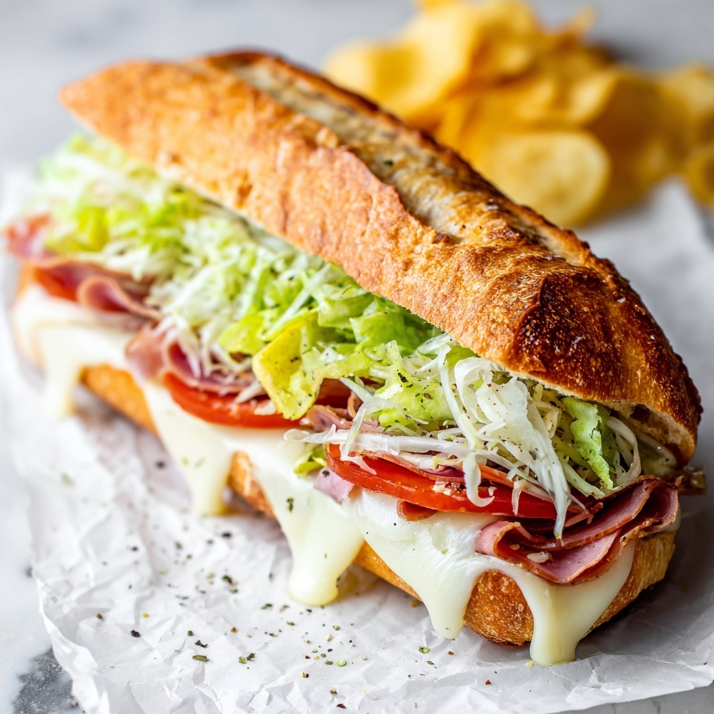 Baked Italian Grinder Sandwiches Recipe - Recipe Image