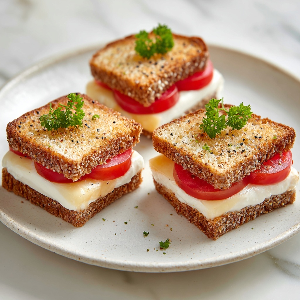 Tomato and Cream Cheese Sandwiches Recipe - Recipe Image