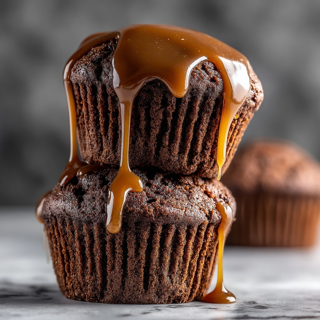 Brownie Cookie Dough Cups with Caramel Drizzle Recipe - Recipe Image