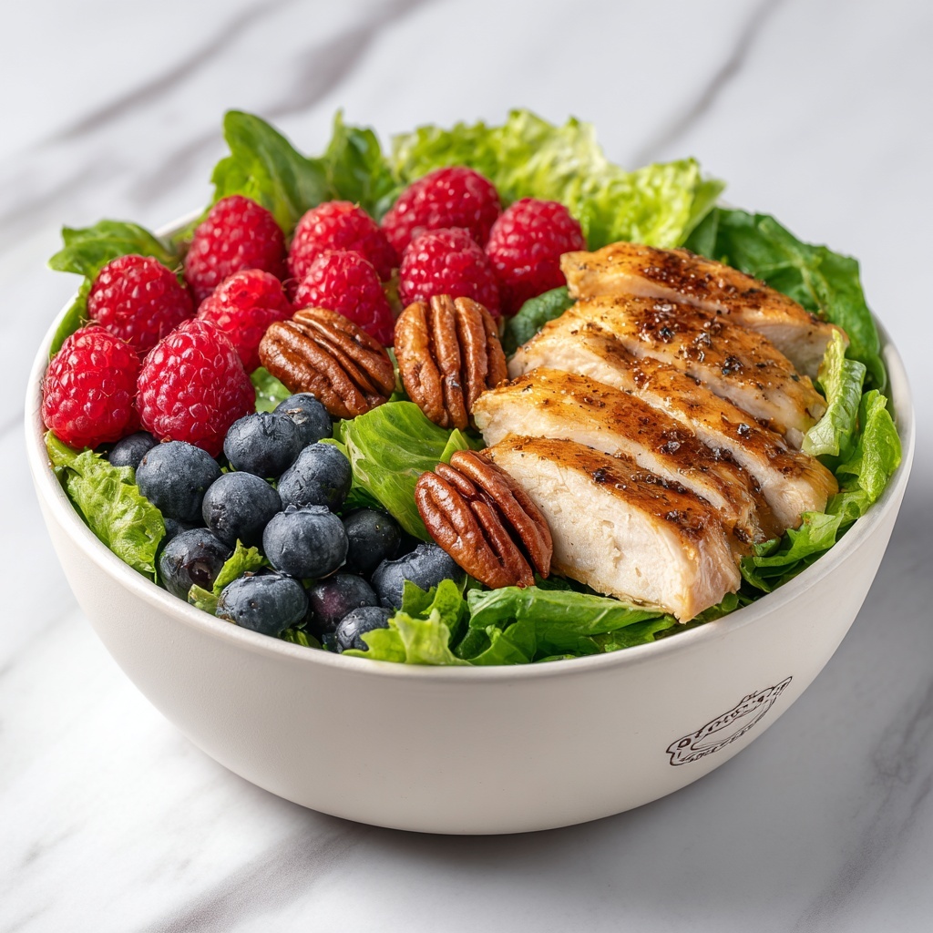Berry Chicken Salad with Poppy Seed Dressing Recipe - Recipe Image