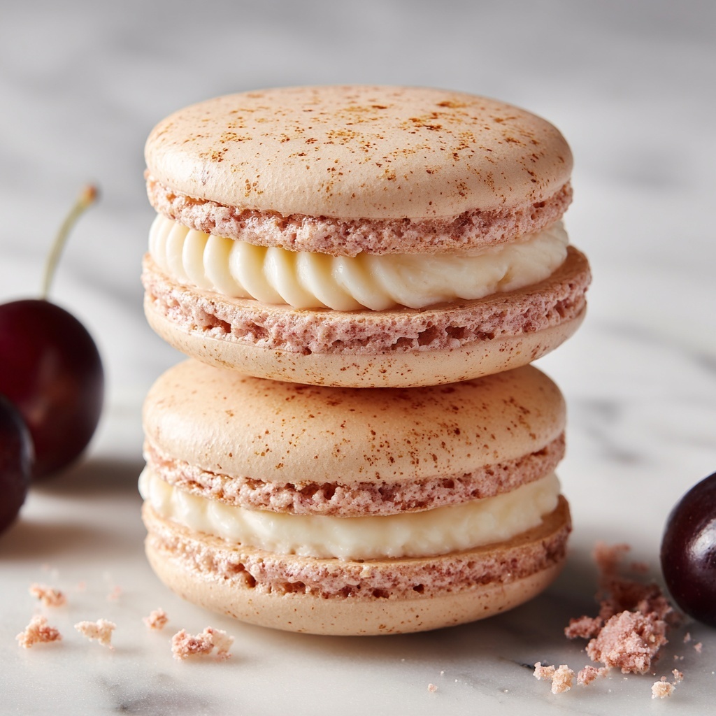 White Chocolate Raspberry Macarons Recipe - Recipe Image
