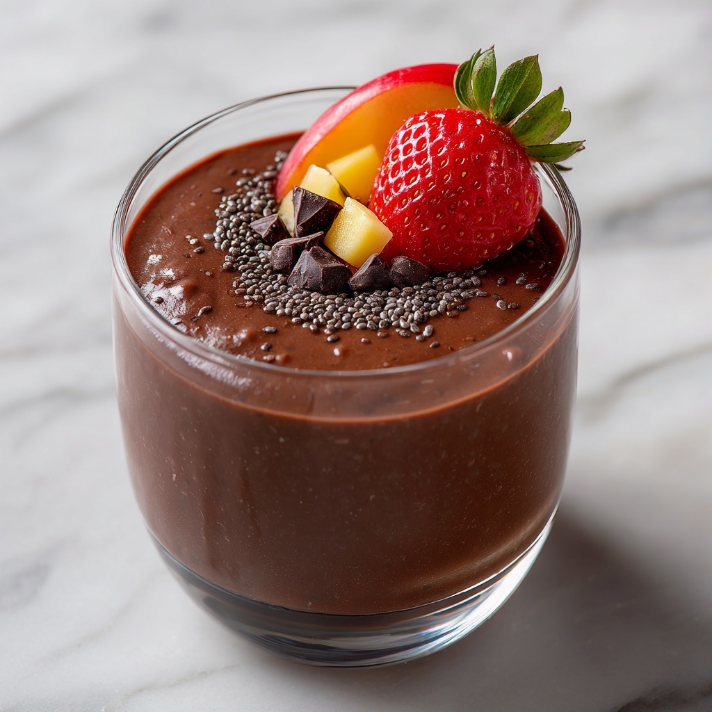 Creamy Chocolate Chia Pudding Recipe - Recipe Image