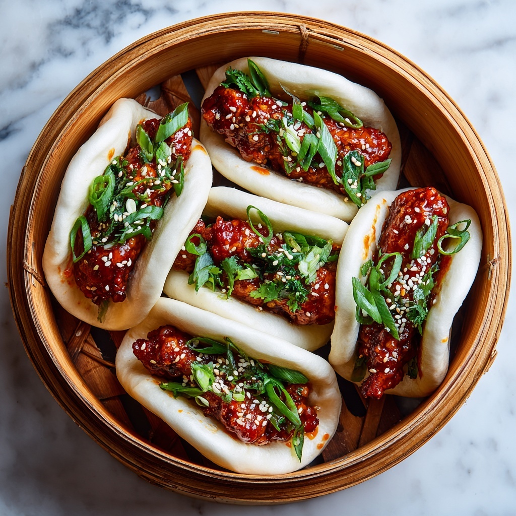 Korean Fried Chicken Bao Recipe - Recipe Image