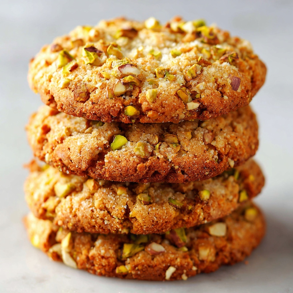 Salted Honey Pistachio Cookies Recipe - Recipe Image