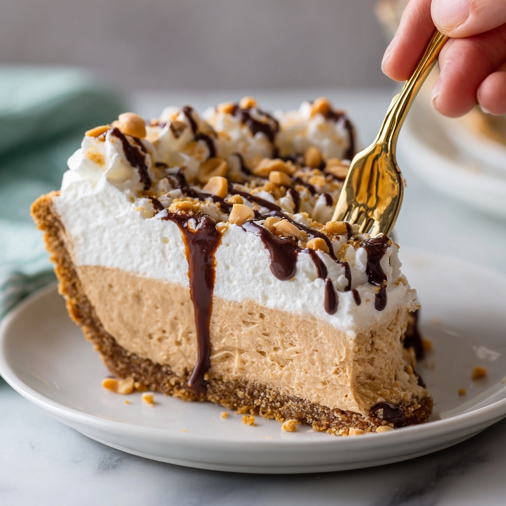 No-Bake Peanut Butter Pie Recipe - Recipe Image