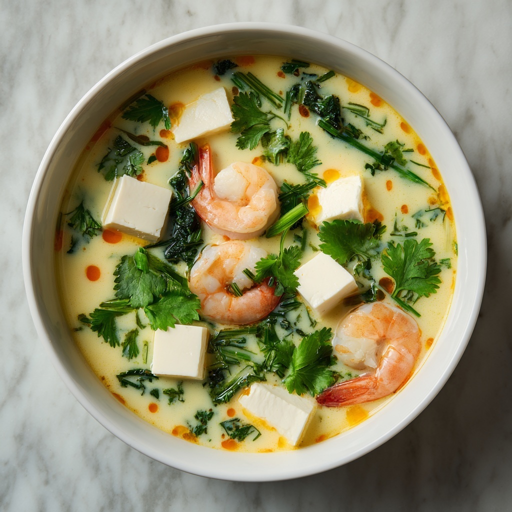 Thai Coconut Chicken Soup Recipe - Recipe Image