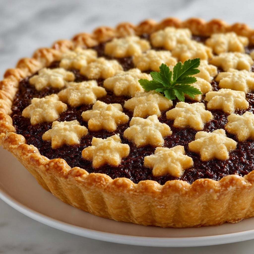 Apple Butter Pie with Quilt Top Crust Recipe - Recipe Image