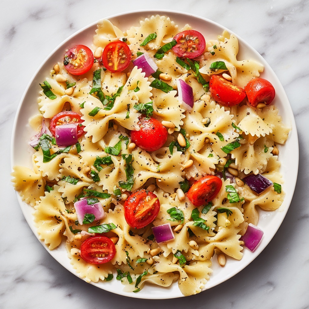 Bruschetta Pasta Salad Recipe - Recipe Image
